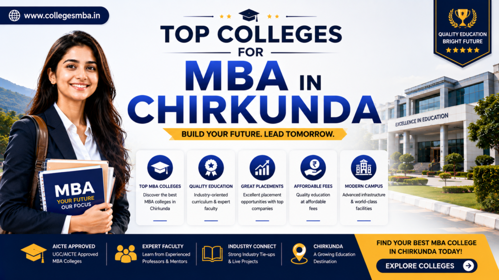 Top MBA colleges near Chirkunda and Dhanbad comparison table with fees