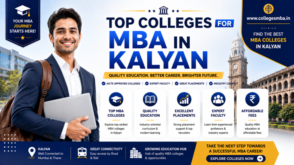 Top MBA colleges in Kalyan and nearby Mumbai comparison table with fees