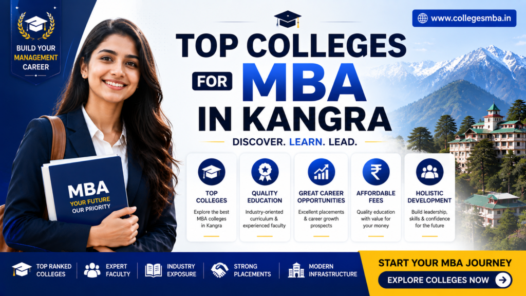 Top MBA colleges in Kangra comparison table with fees